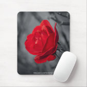 Rote Rose-Mauspad Mousepad (Mit Mouse)