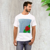 Rote Rose Mens T - Shirt