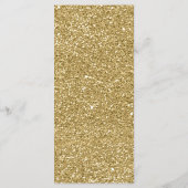 Rote Rose mexikanisches Mis Quince Menü Menükarte (Rückseite)