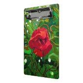 ROTE ROSE  MINI KLEMMBRETT (Gewinkelt2)