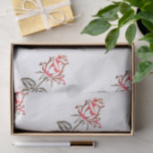 Rote Rose mit Droplets-Tasse Seidenpapier (Geschenk)