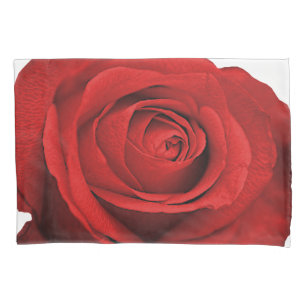 Rote Rose Modernes Rustikales Glam Elegantes Shabb Kissenbezug