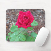 Rote Rose Mousepad (Mit Mouse)