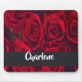 rote Rose Mousepad (Vorne)