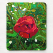 ROTE ROSE  MOUSEPAD (Vorne)