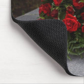Rote Rose Mousepad (Ecke)