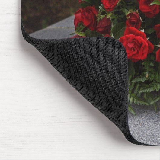 Rote Rose Mousepad (Ecke)