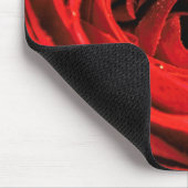 Rote Rose Mousepad (Ecke)