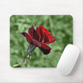 Rote Rose Mousepad (Mit Mouse)
