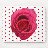 Rote Rose Mousepad (Vorne)