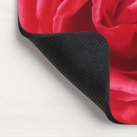 Rote Rose Mousepad (Ecke)