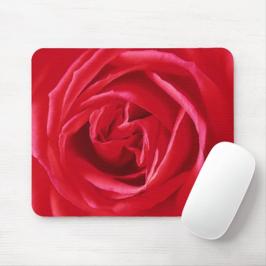 Rote Rose Mousepad (Mit Mouse)