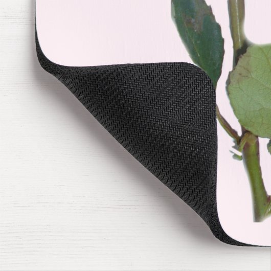 Rote Rose Mousepad (Ecke)