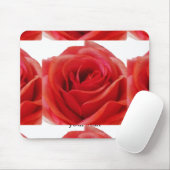 Rote Rose Mousepad (Mit Mouse)