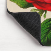 Rote Rose Mousepad (Ecke)