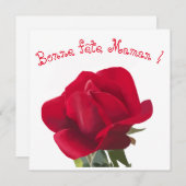 Rote Rose - Muttertag (Vorne/Hinten)