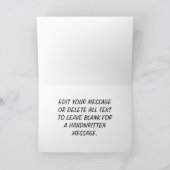 Rote Rose Muttertagskarte Karte (Innenseite)