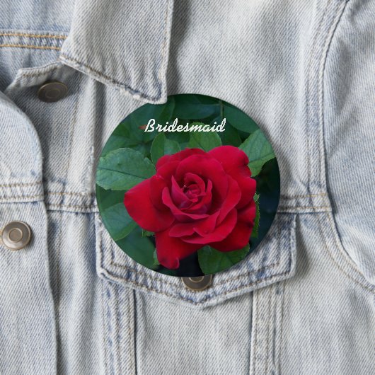 Rote Rose Nah Button (Beispiel)