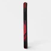 Rote Rose Nah Case-Mate iPhone Hülle (Hinten/Links)
