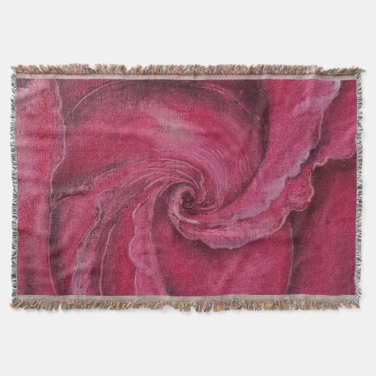 Rote Rose nah Decke (Vorderseite)