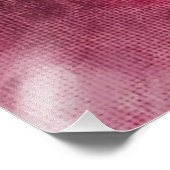 Rote Rose nah Fotodruck (Ecke)