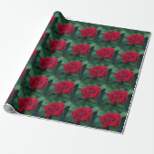Rote Rose Nah Geschenkpapier (Ungerollt)