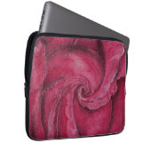 Rote Rose nah Laptopschutzhülle (Vorne Rechts)