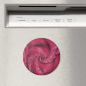 Rote Rose nah Magnet (In Situ (Geschirrspüler))