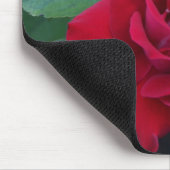 Rote Rose Nah Mousepad (Ecke)