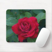 Rote Rose Nah Mousepad (Mit Mouse)