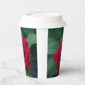 Rote Rose Nah Pappbecher (Links)