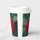 Rote Rose Nah Pappbecher (Rechts)