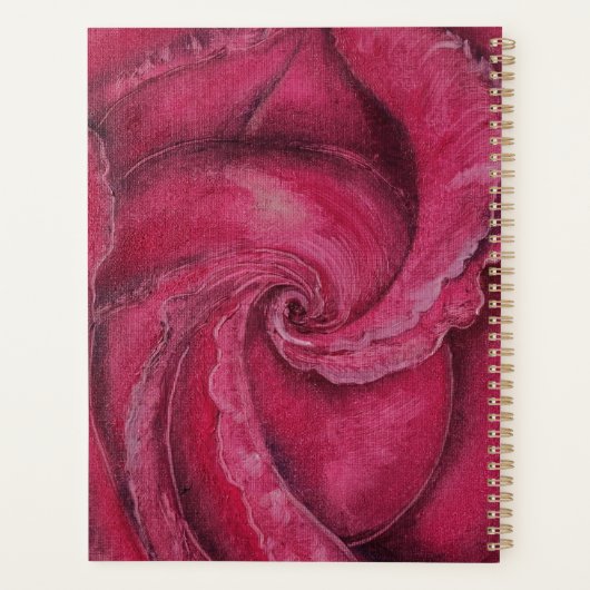 Rote Rose nah Planer (Rückseite)