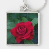 Rote Rose Nah Schlüsselanhänger (Vorne)