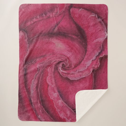 Rote Rose nah Sherpadecke (Vorderseite)