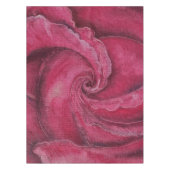 Rote Rose nah Tischdecke (Vorderseite)