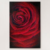 Rote Rose Nah-up-Foto Puzzle (Vertikal)