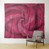 Rote Rose nah Wandteppich (Beispiel (Horizontal))
