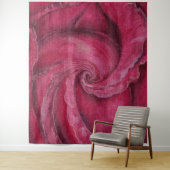 Rote Rose nah Wandteppich (Beispiel)