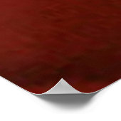 ROTE ROSE NAHAUFNAHME     POSTER (Ecke)