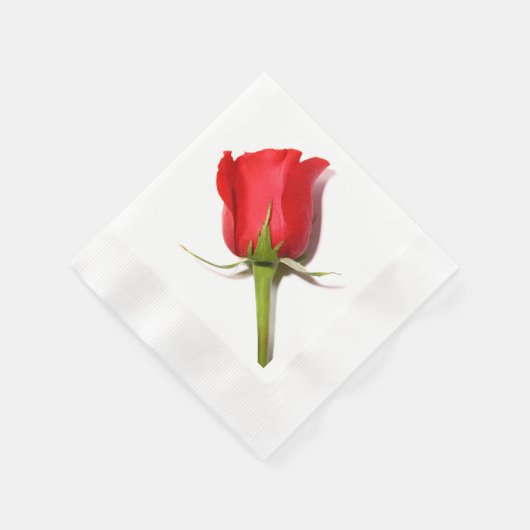 Rote Rose Napkins Serviette (Ecke)