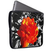 Rote Rose Neopren Laptop Sleeve (Vorne Rechts)