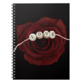 Rote Rose Notizblock (Vorderseite)