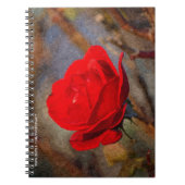 Rote Rose Notizblock (Vorderseite)