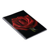 Rote Rose Notizblock (Rechte Seite)