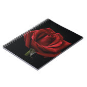 Rote Rose Notizblock (Linke Seite)