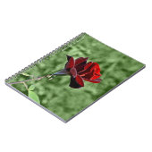 Rote Rose Notizblock (Linke Seite)