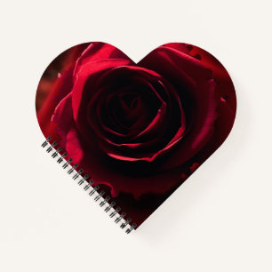 Rote Rose Notizblock