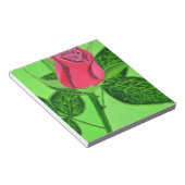 Rote Rose Notizblock (angewinkelt)