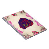 Rote Rose Notizblock (Rechte Seite)